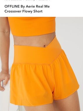 OFFLINE by Aerie Crossover Flowy Shorts